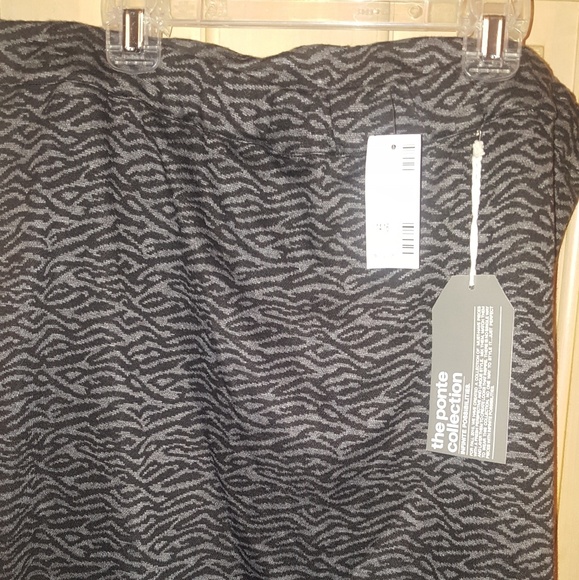 Womens plus sz 14/16 Avenue Animal print Skirt NWT - Picture 2 of 3